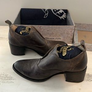 Freebird by Steven Distressed Black Booties, 8.5